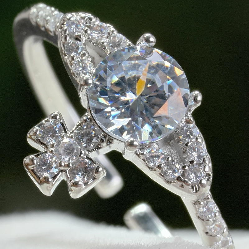 Princess Crown Engagement Ring