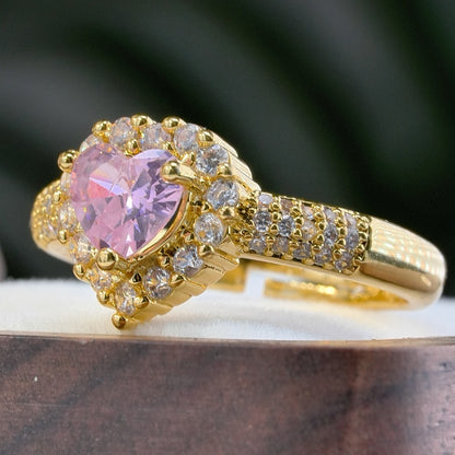 Delicate Romantic Heart Ring Everyday Versatility