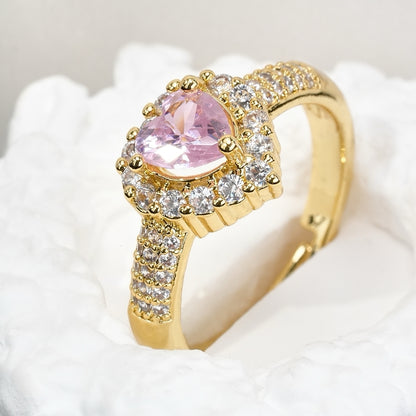 Delicate Romantic Heart Ring Everyday Versatility